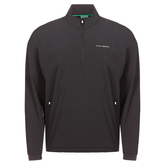 Malbon  PERFORMANCE QUARTER ZIP SHELL PULLOVER Větrovka s dlouhým rukávem černá