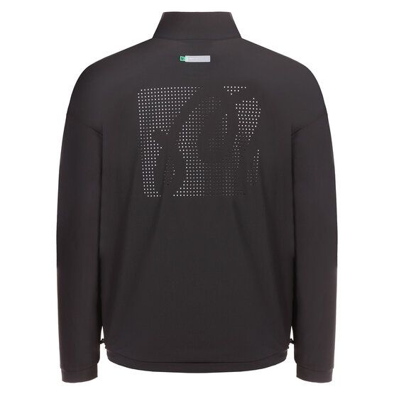 Malbon  PERFORMANCE QUARTER ZIP SHELL PULLOVER Větrovka s dlouhým rukávem černá