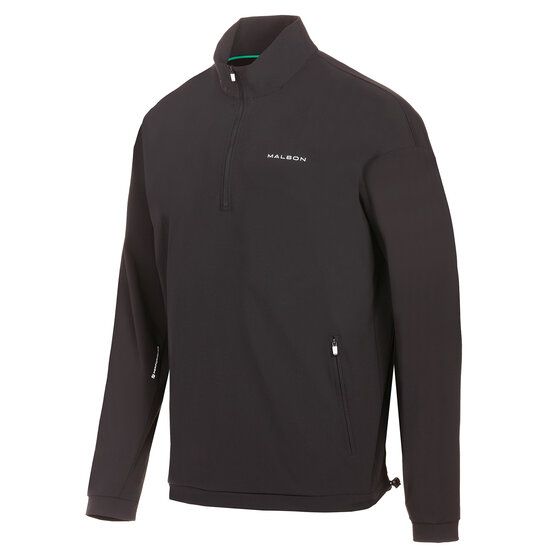 Malbon  PERFORMANCE QUARTER ZIP SHELL PULLOVER Větrovka s dlouhým rukávem černá
