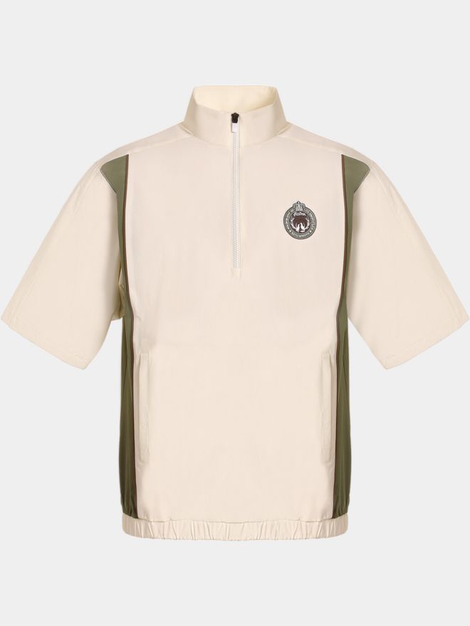 Malbon LINKS OAKWOOD Halbarm Windshirt beige