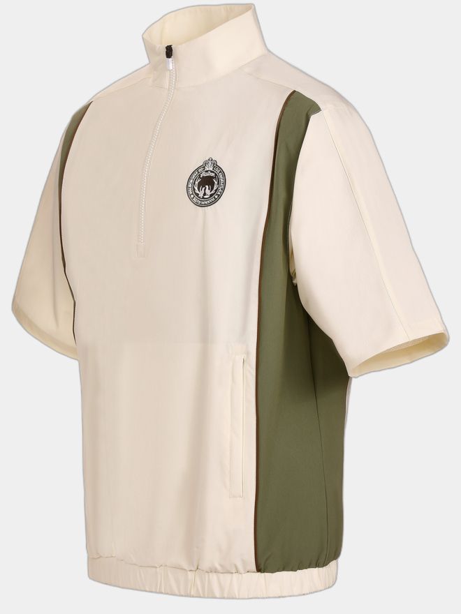 Malbon LINKS OAKWOOD Halbarm Windshirt beige