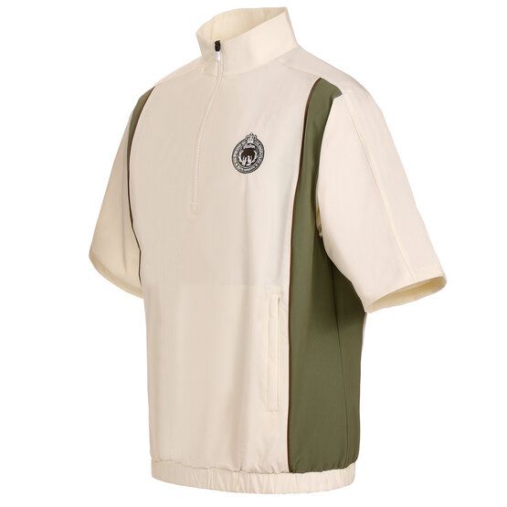 Malbon  LINKS OAKWOOD Halbarm Windshirt beige