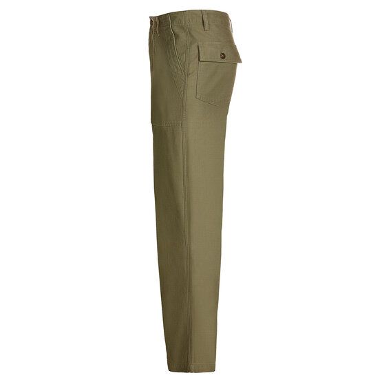 Malbon  Dlouhé kalhoty BRAXTON PANT olivová