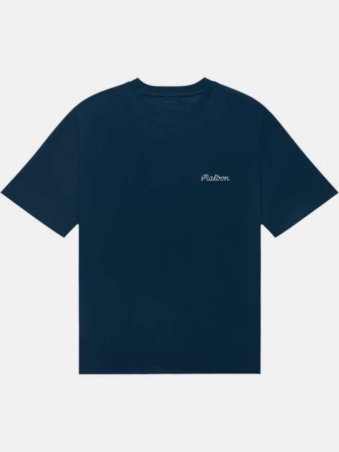 Malbon BERMUDA BALDWIN TEE Halbarm T-Shirt navy