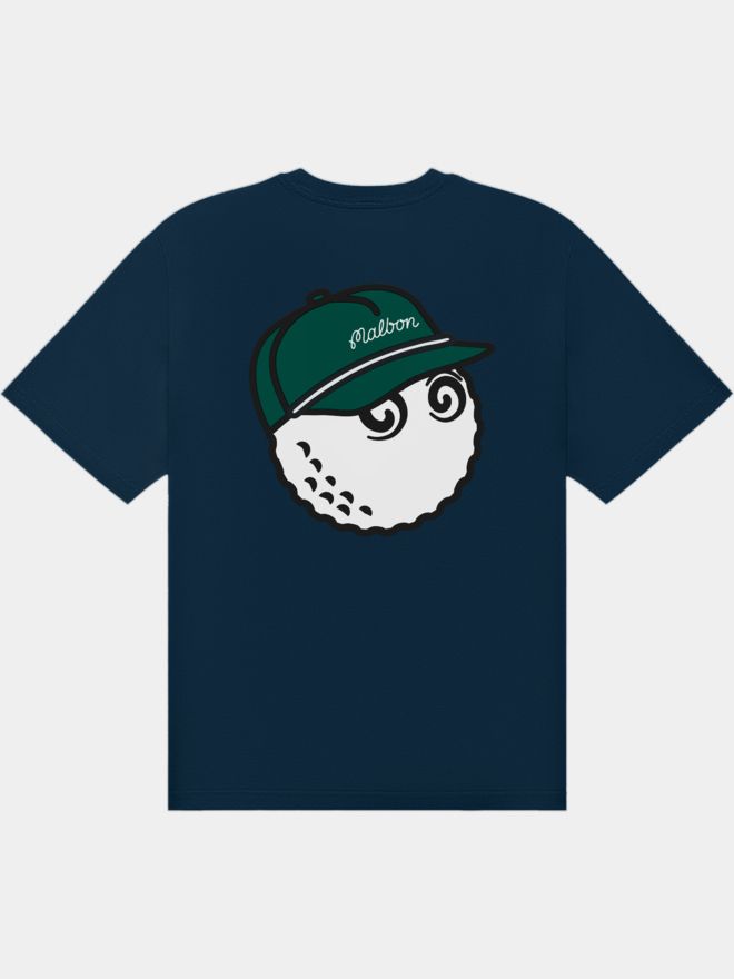 Malbon BERMUDA BALDWIN TEE Halbarm T-Shirt navy