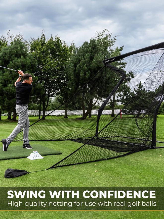 Sim Space Deluxe Home Übungsnetz XL schwarz