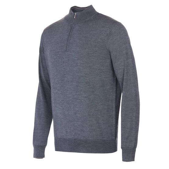 Peter Millar AUTUMN CREST QUARTER-ZIP Troyer Strick dunkelgrau