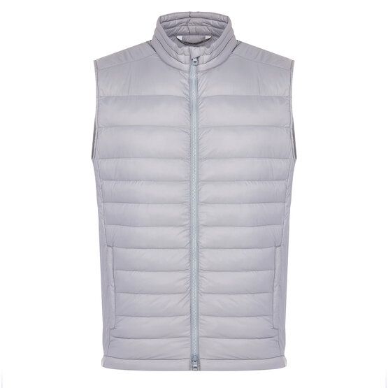 Peter Millar ALL COURSE VEST Thermo Weste hellgrau