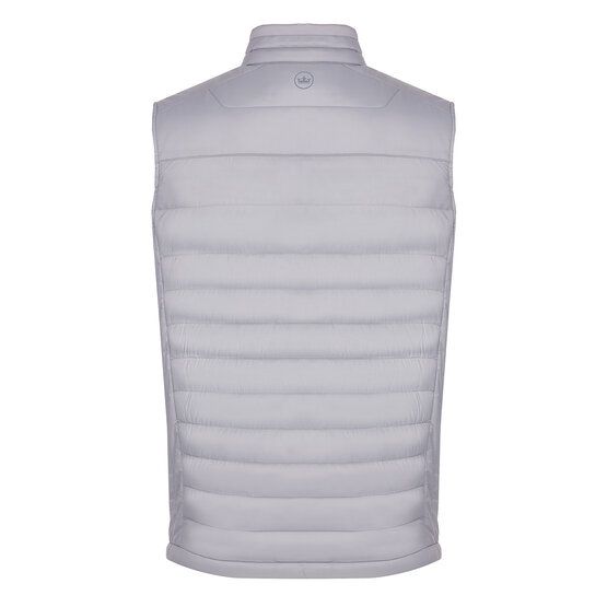 Peter Millar ALL COURSE VEST Thermo Weste hellgrau
