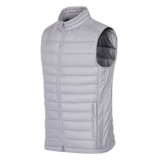 Peter Millar ALL COURSE VEST Thermo Weste hellgrau
