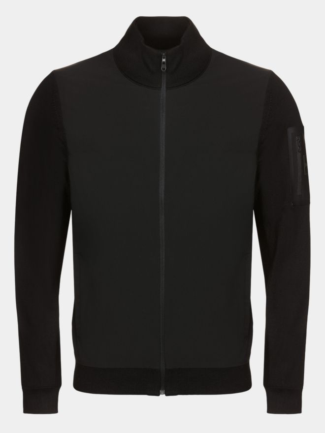 BOSS KN_Momentum-X HY Knitted jacket black