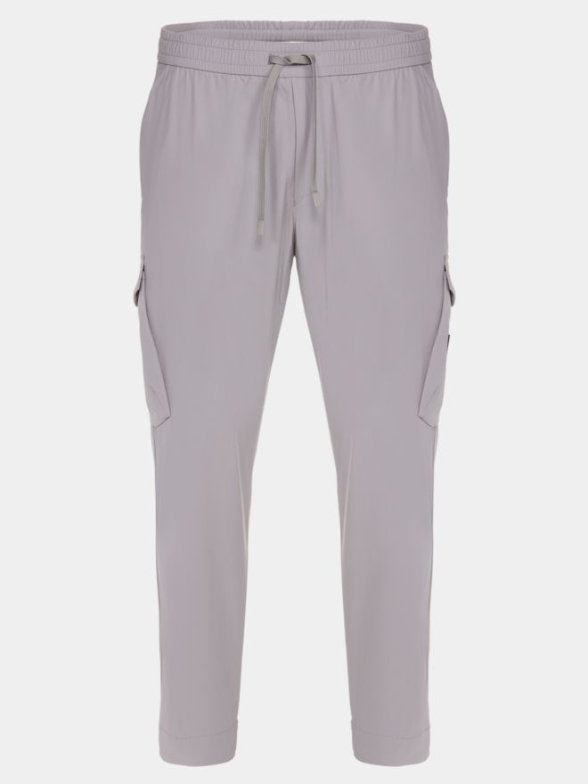 BOSS T_Urbanex-CargoLight Joggpant Hose hellgrau