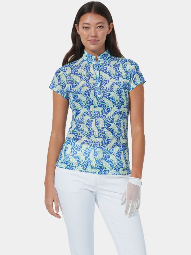 Daily Sports BREEZE Mesh half-sleeve polo light blue
