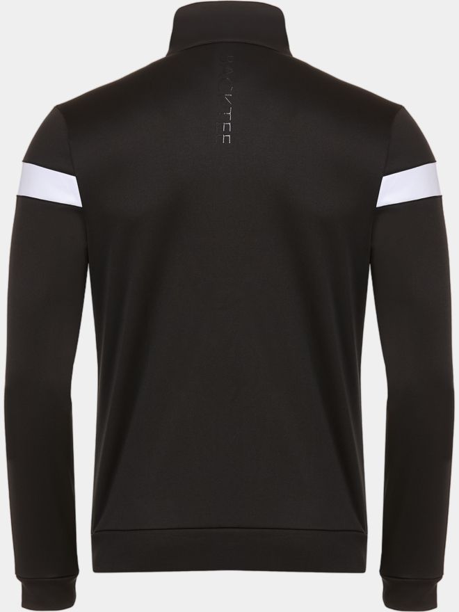 Backtee Backtee Mens Full Zip Shield Midlayer Jacke schwarz