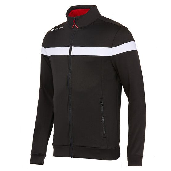 Backtee Backtee Mens Full Zip Shield Midlayer Jacke schwarz
