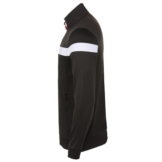 Backtee Backtee Mens Full Zip Shield Midlayer Jacke schwarz