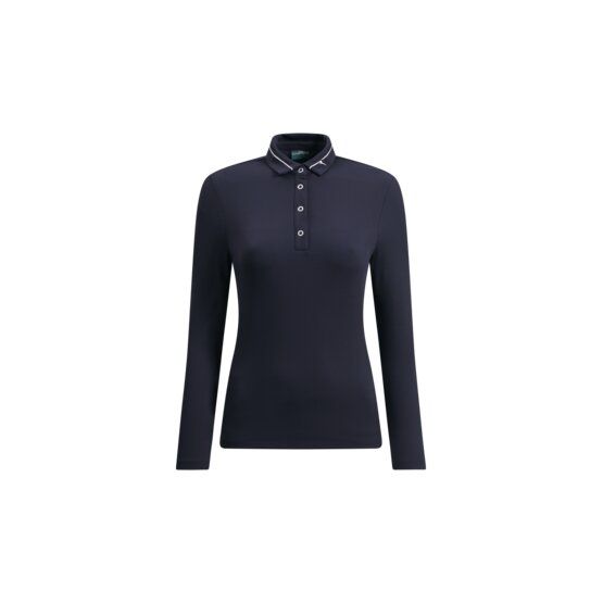 Chervo ACUME Langarm Polo navy