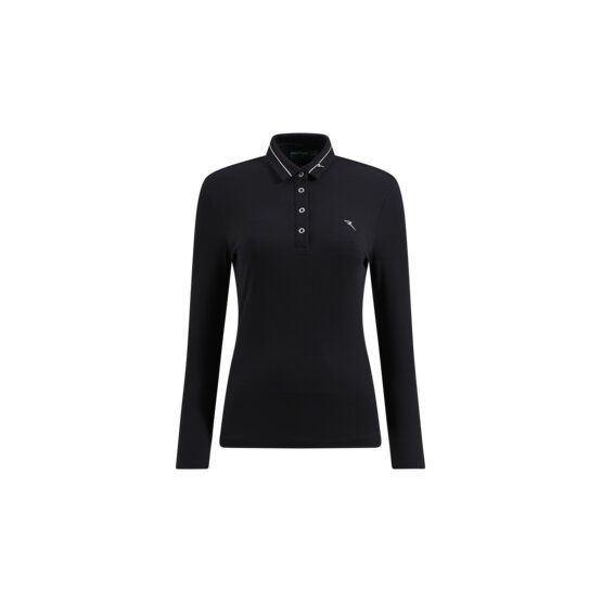 Chervo ACUME Langarm Polo schwarz