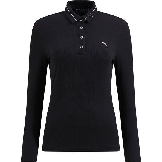 Chervo ACUME Langarm Polo schwarz