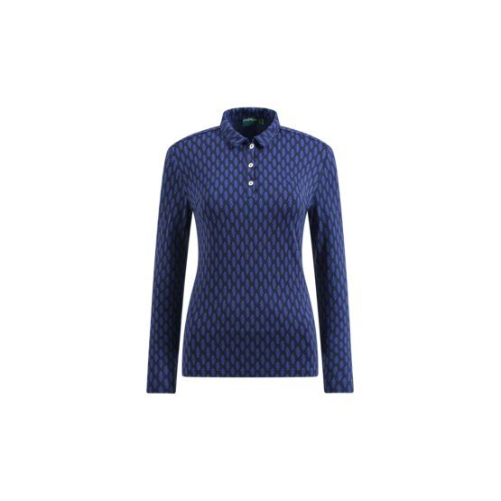Chervo AFFARE Langarm Polo blau