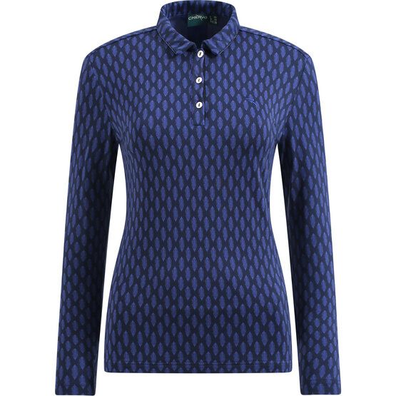 Chervo AFFARE Langarm Polo blau