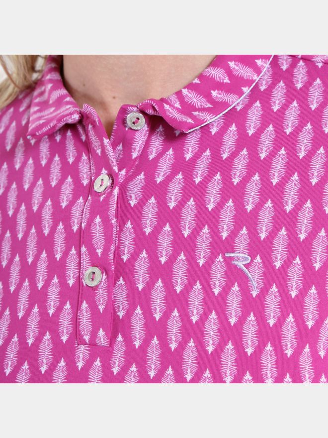 Chervo AFFARE Langarm Polo pink