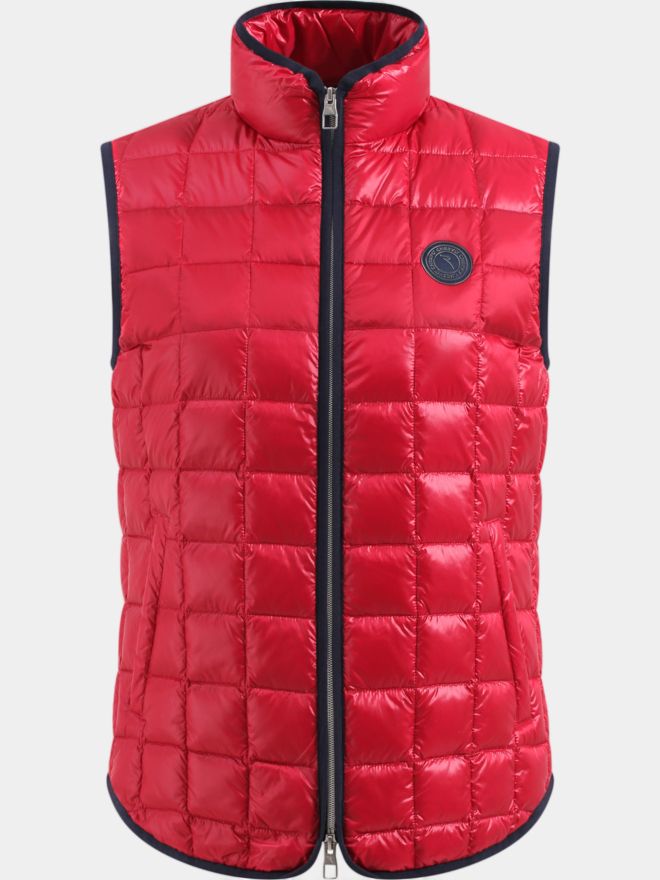 Chervo ESTETA péřová vesta červená