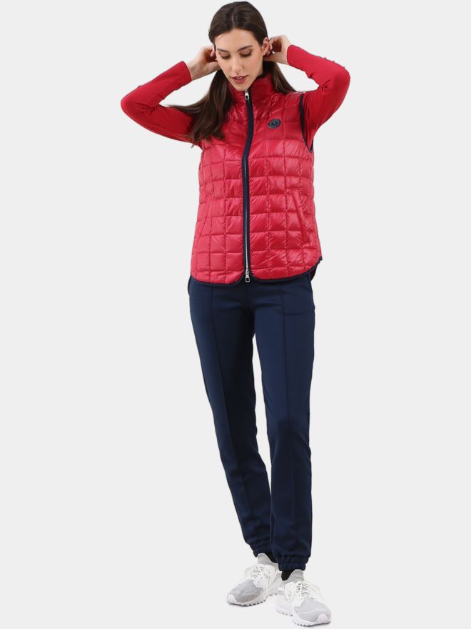 Chervo ESTETA péřová vesta červená