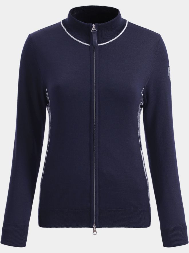 Chervo Pletená bunda NAVICELLA Windstopper námořnická modrá