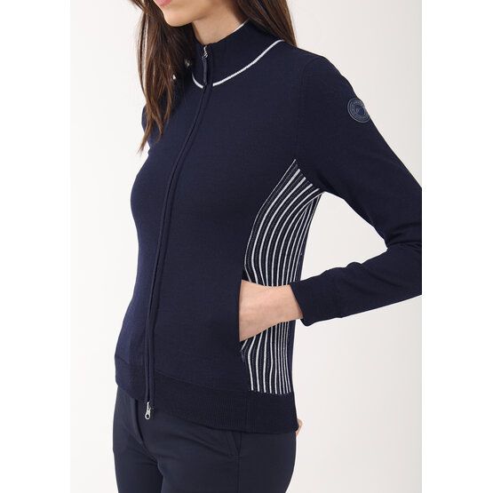 Chervo NAVICELLA Windstopp Strick Jacke navy