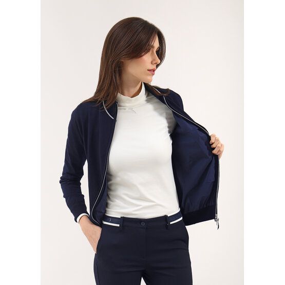 Chervo NAVICELLA Windstopp Strick Jacke navy