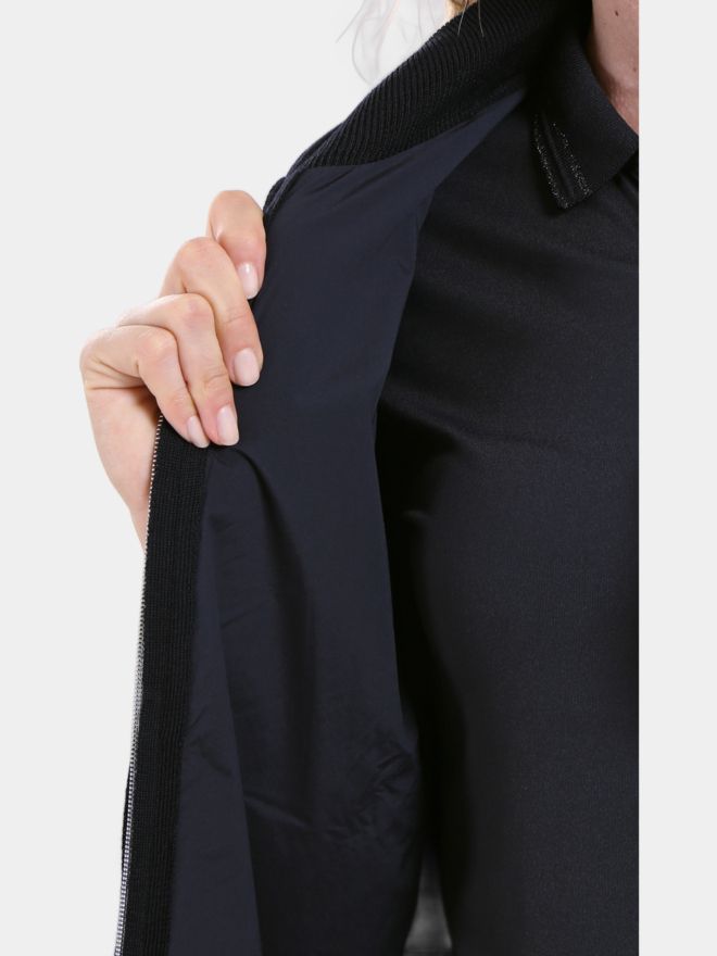 Chervo Pletená bunda NAVICELLA Windstopper námořnická modrá