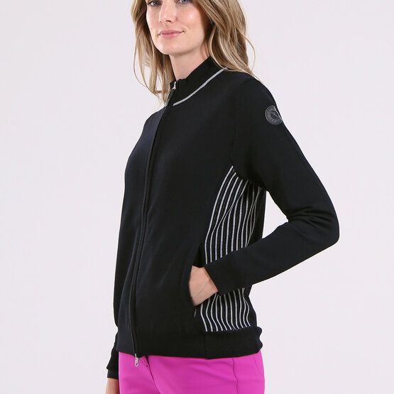 Chervo Pletená bunda NAVICELLA Windstopper černá