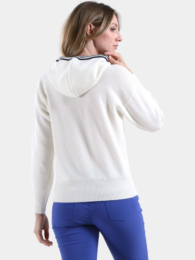 Chervo NOCCIOLINA Strick Pullover offwhite