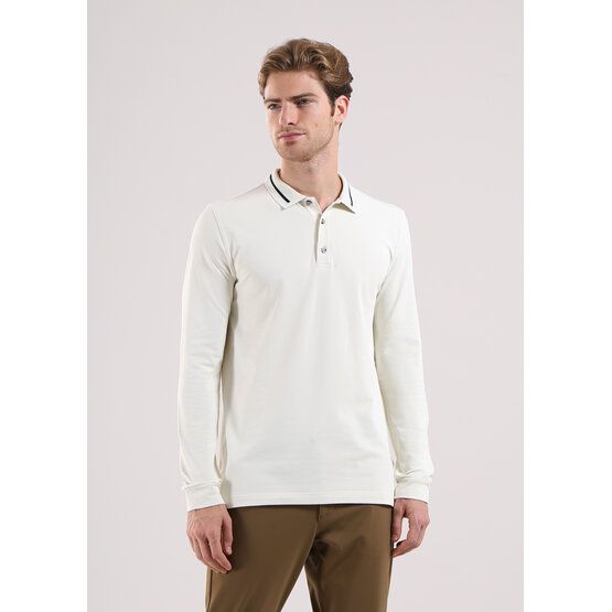 Chervo ABBAZIA Langarm Polo offwhite