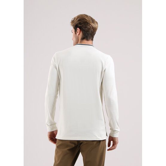 Chervo ABBAZIA Langarm Polo offwhite