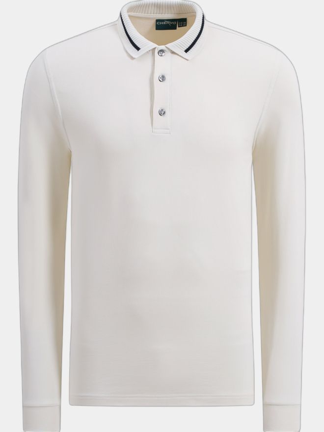 Chervo ABBAZIA polo s krátkým rukávem offwhite