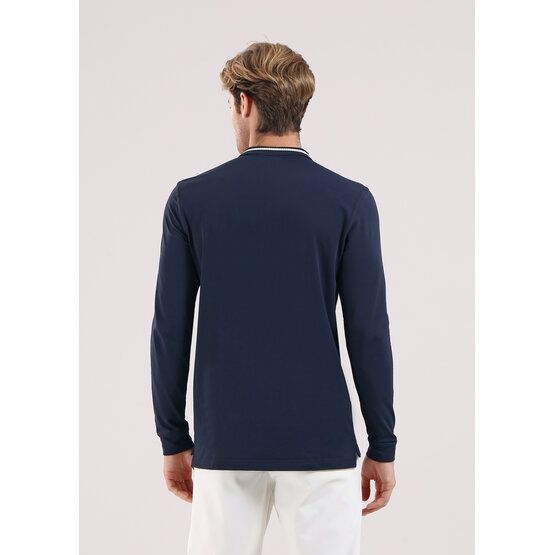 Chervo ABBAZIA Langarm Polo navy