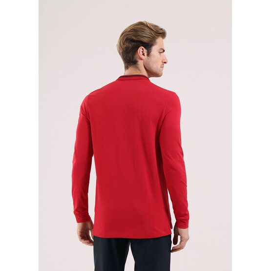 Chervo ABBAZIA Langarm Polo rot