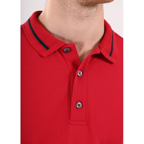 Chervo ABBAZIA Langarm Polo rot
