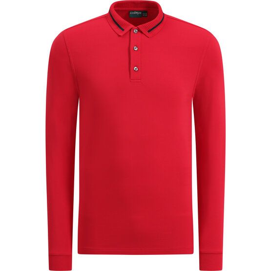 Chervo ABBAZIA Langarm Polo rot