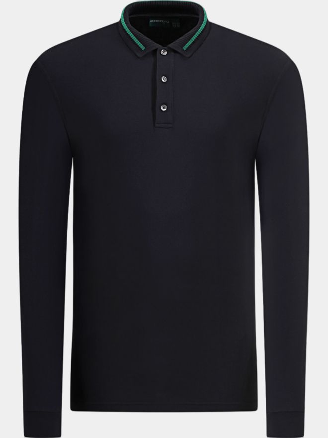 Chervo ABBAZIA polo s krátkým rukávem černá