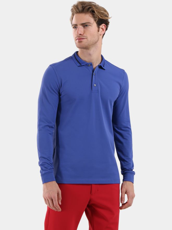 Chervo ABBAZIA polo s krátkým rukávem kobalt