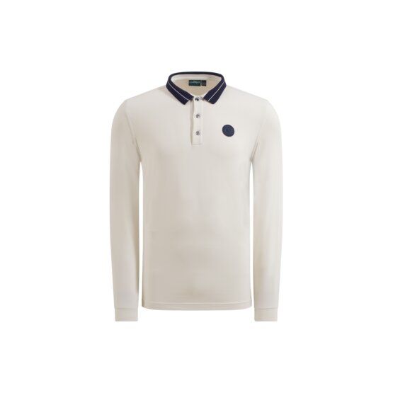 Chervo AFFRANTO Langarm Polo offwhite