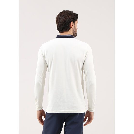 Chervo AFFRANTO Langarm Polo offwhite