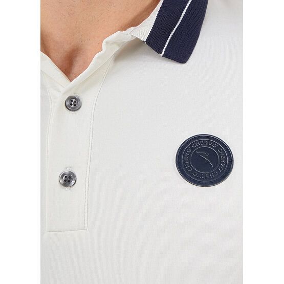 Chervo AFFRANTO Langarm Polo offwhite