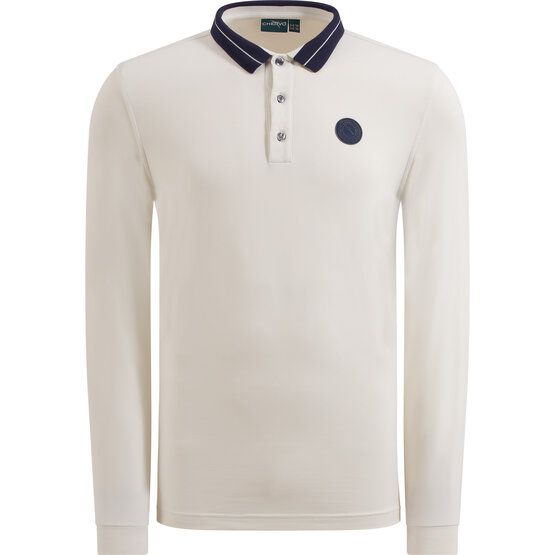 Chervo AFFRANTO Langarm Polo offwhite