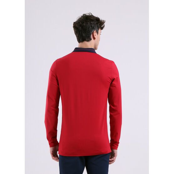 Chervo AFFRANTO Langarm Polo rot