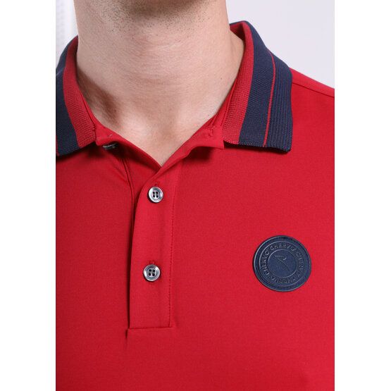 Chervo AFFRANTO Langarm Polo rot