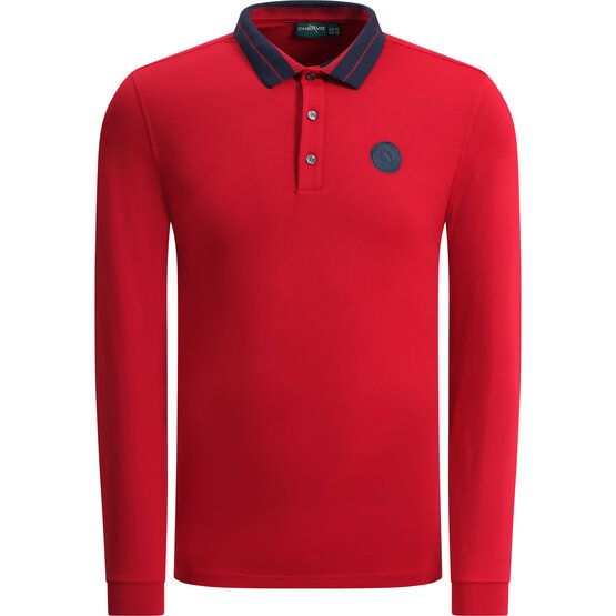 Chervo AFFRANTO Langarm Polo rot